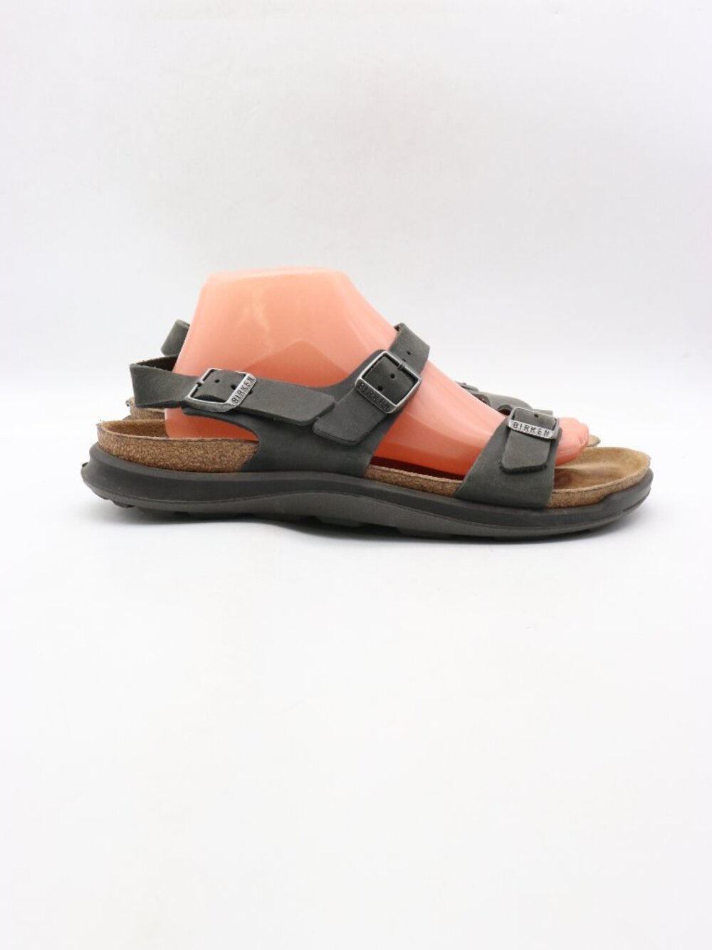 Birkenstock Milano Crosstown Sandals Men's 9 Women's 11 Black Leather Buckle